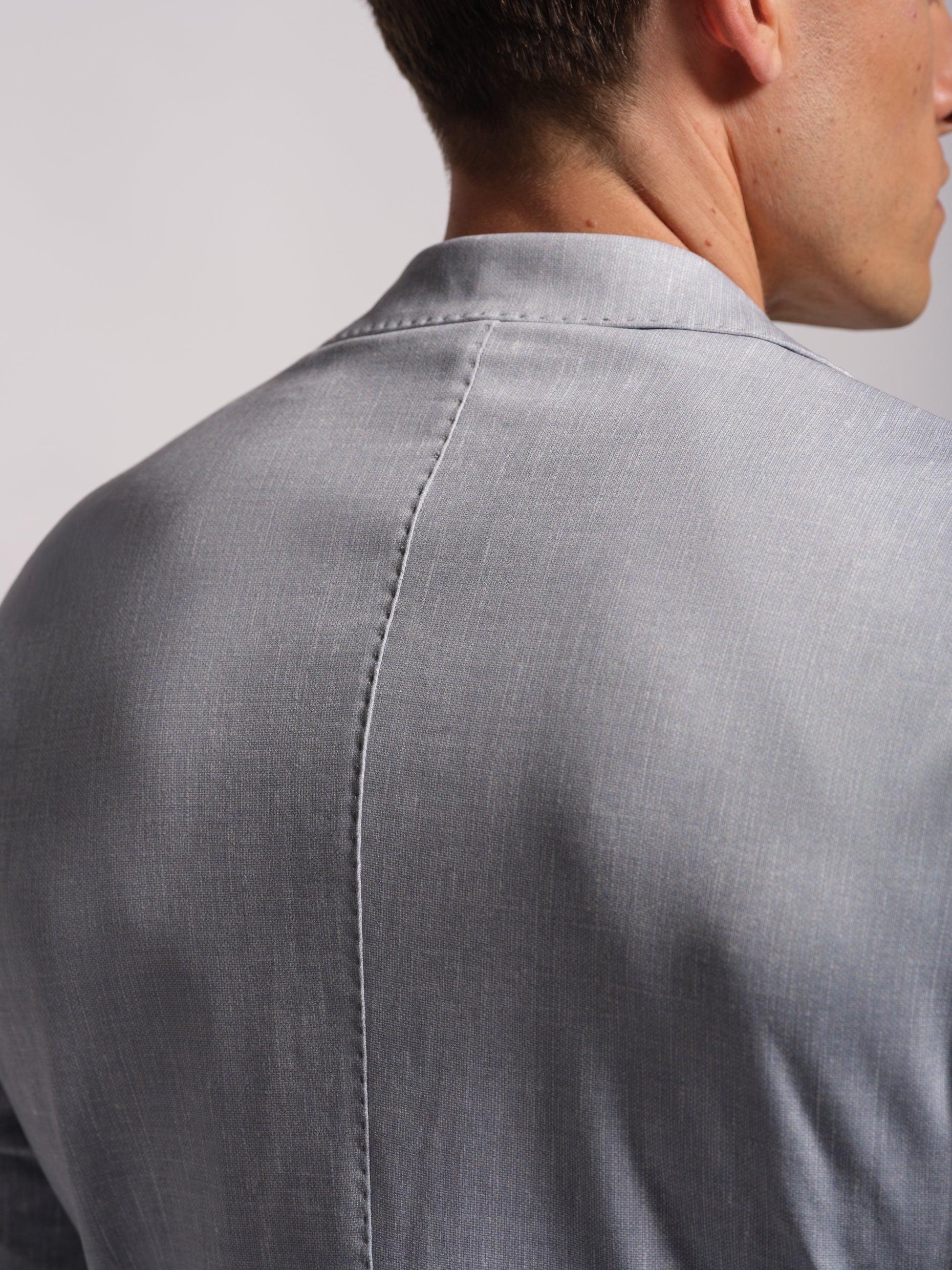 Stretch jersey fabric close-up back

