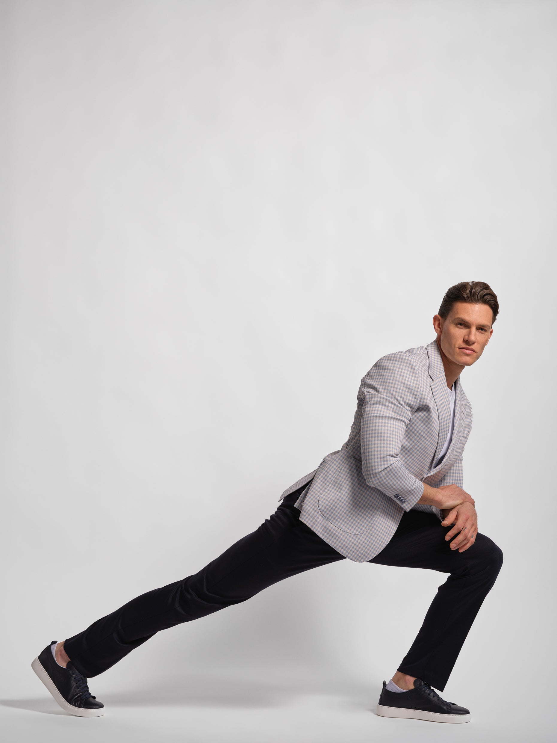 stretch jersey sweat pants hoodie stretch suit blazer jacket